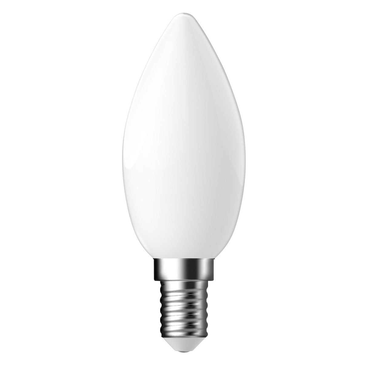 E14 470lm 5.4w C35 Candle Opal LED Dimmable Warm White Light Bulb