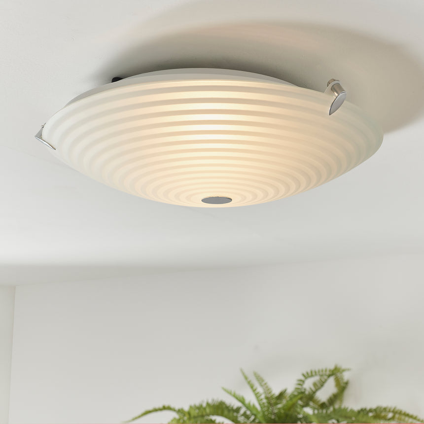 Roundel Flush Ceiling Light