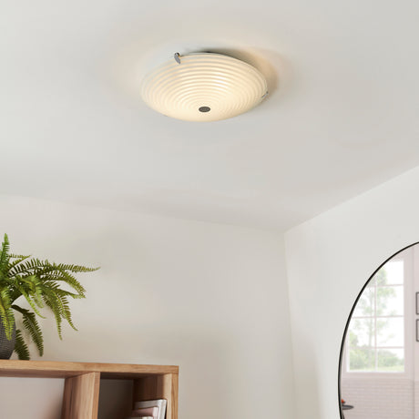 Roundel Flush Ceiling Light