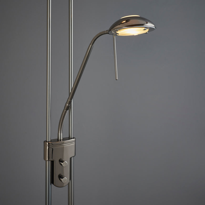 Rome Uplighter Floor Lamp with reading light