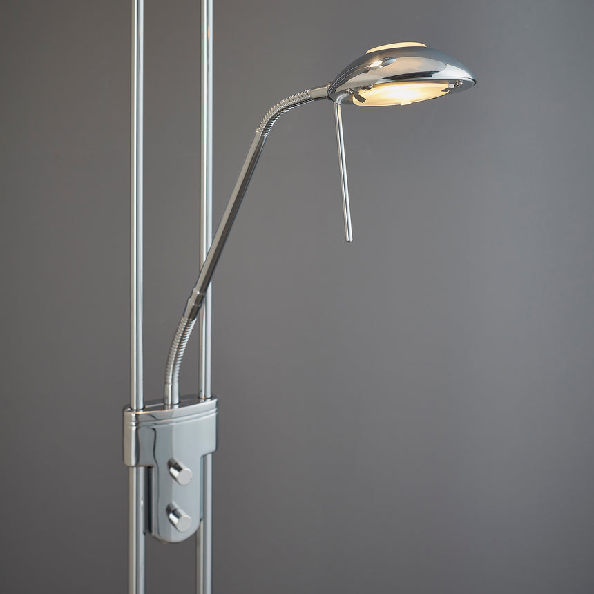 Rome Uplighter Floor Lamp with reading light