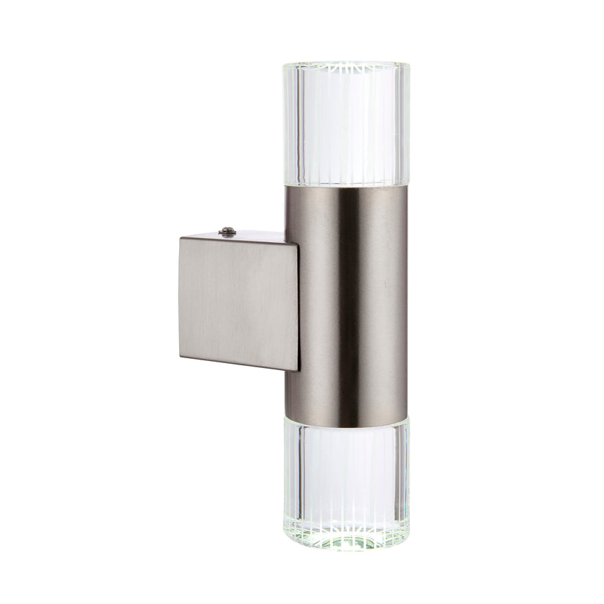 Grant Up & Down LED Outdoor Wall Light, Stainless Steel