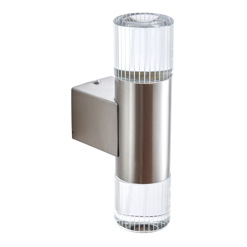 Grant Up & Down LED Outdoor Wall Light, Stainless Steel