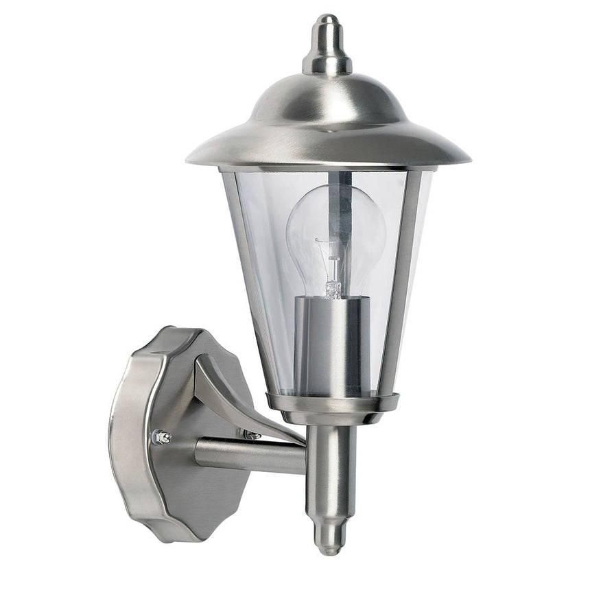 Klien Outdoor Wall Lantern, Stainless Steel