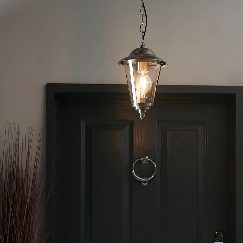 Klien Outdoor Pendant Light, Stainless Steel