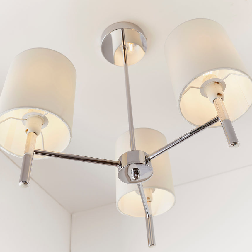 Brio 3 Light Semi-flush Ceiling Light