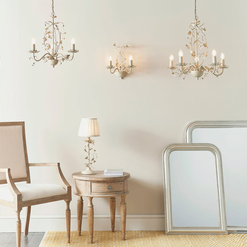 Lullaby 5 Light Chandelier, Cream