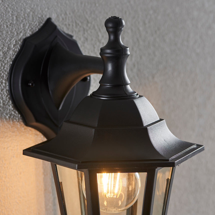 Bayswater Wall Lantern, Black