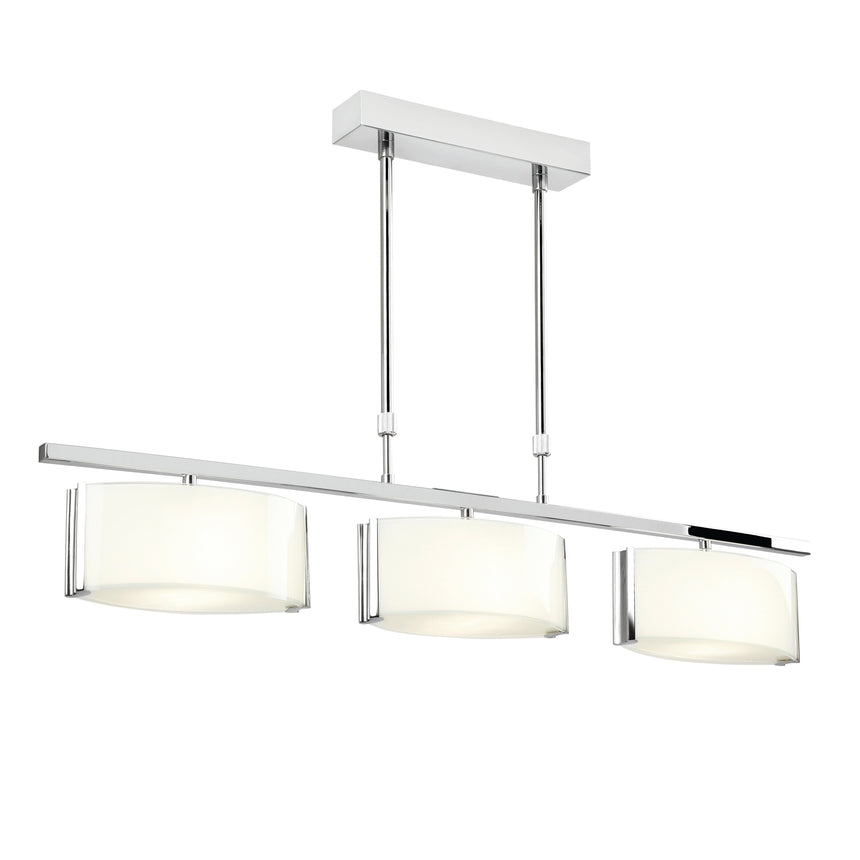 Clef 3 Light Semi-flush Island Ceiling Light