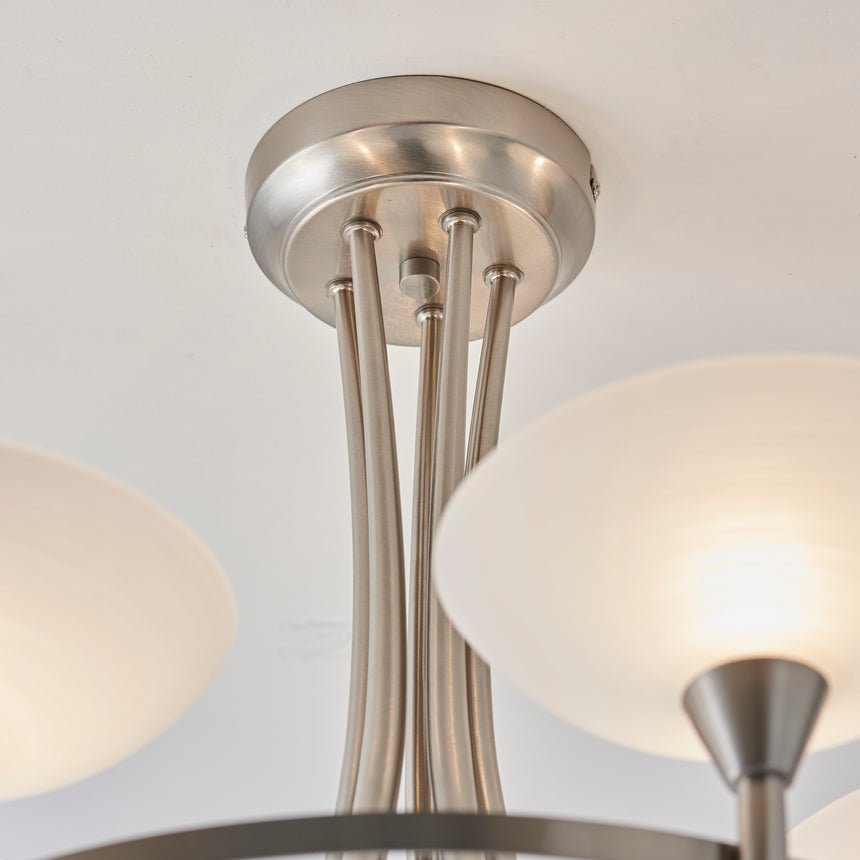 Cagney 5-Light Semi-flush Ceiling Light