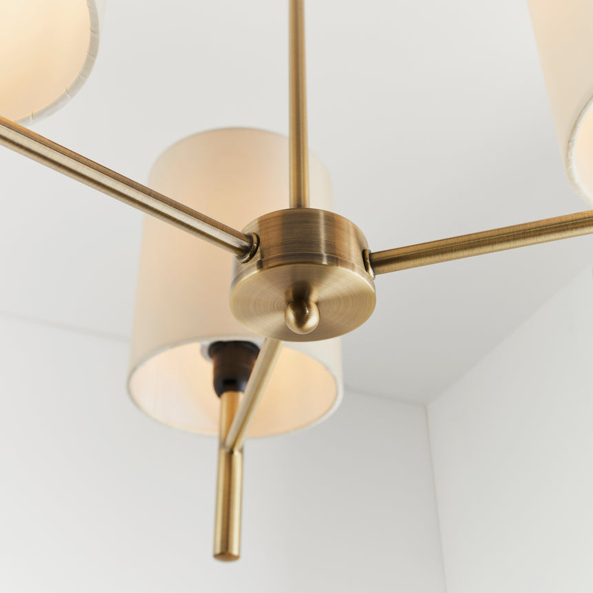 Brio 3 Light Semi-flush Ceiling Light