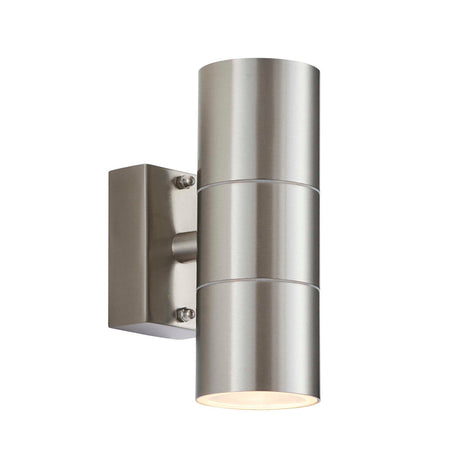 Canon Up & Down Outdoor Wall Light, Stainless Steel