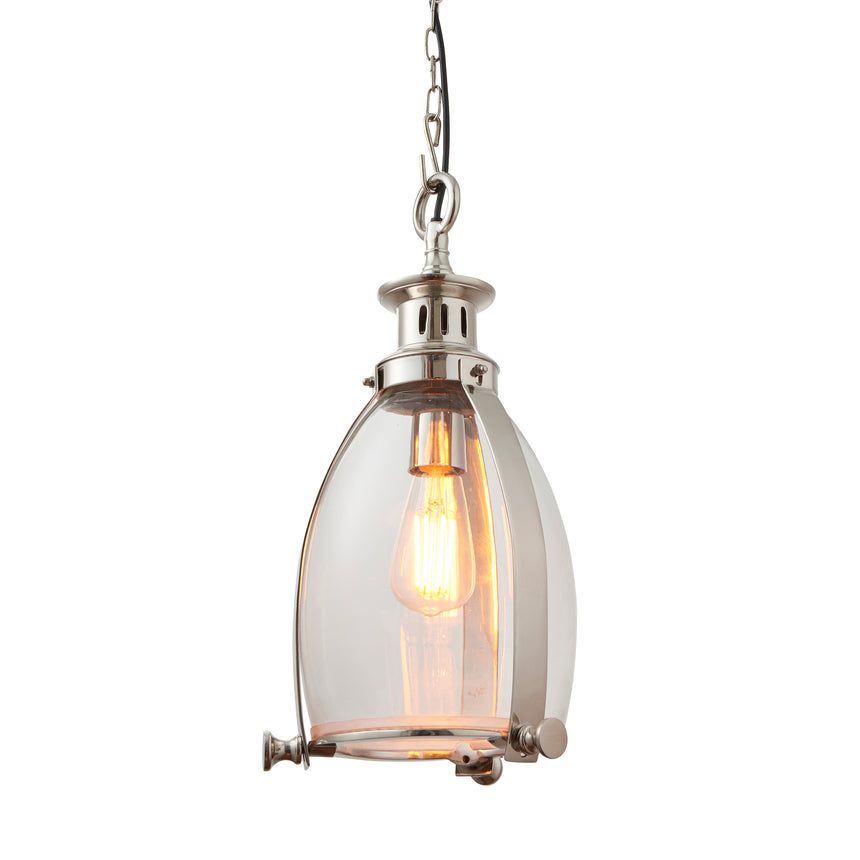 Storni Small Pendant Light, Nickel