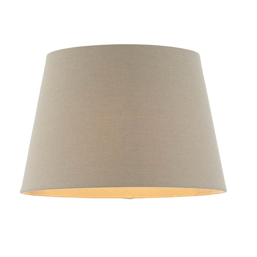 Tapered Linen Drum Lamp Shade, 31cm