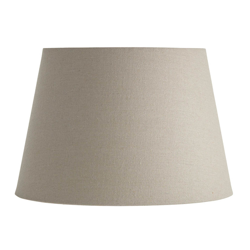 Tapered Linen Drum Lamp Shade, 31cm