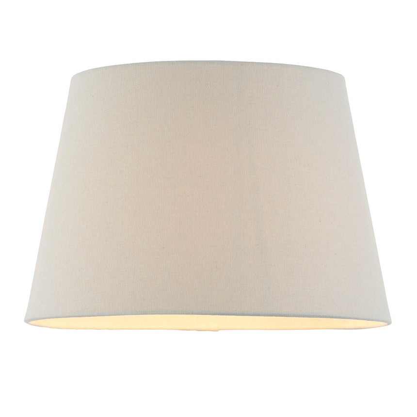 Tapered Linen Drum Lamp Shade, 31cm