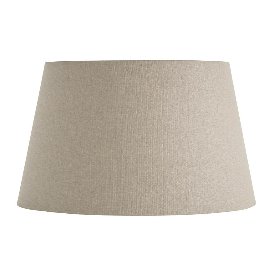 Tapered Linen Drum Lamp Shade, 35cm