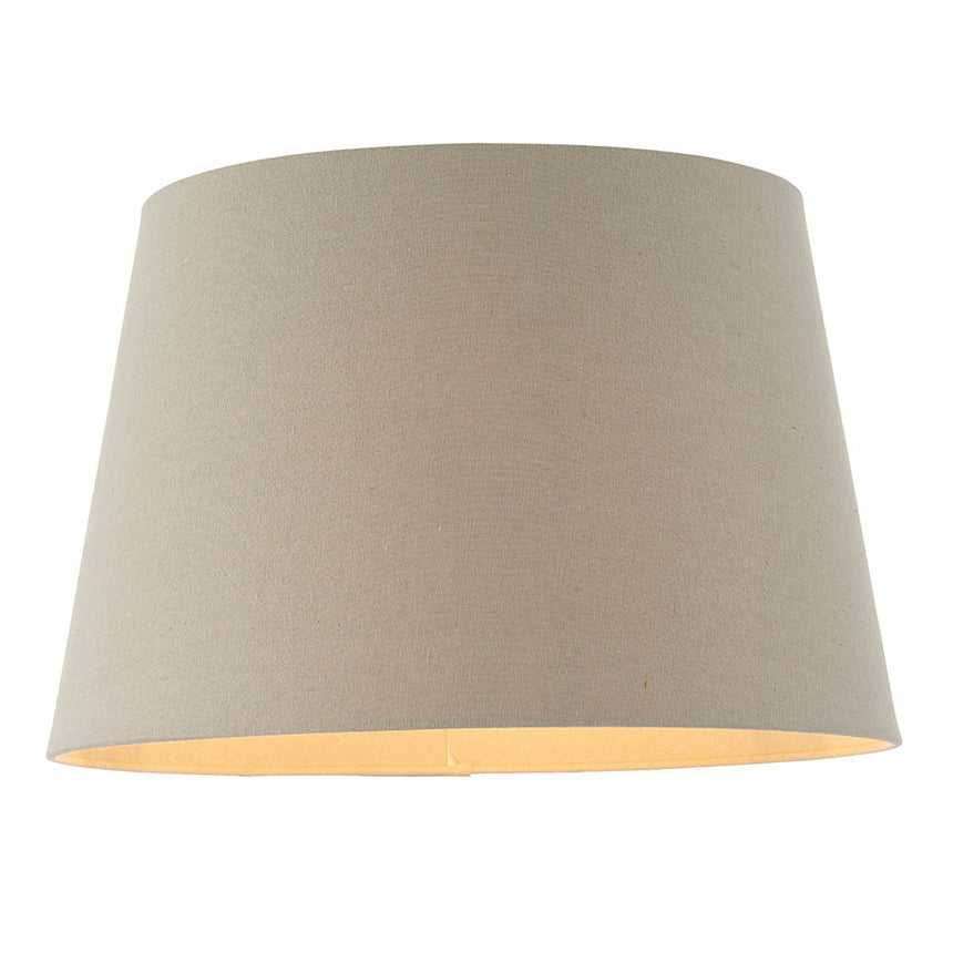 Tapered Linen Drum Lamp Shade, 40cm