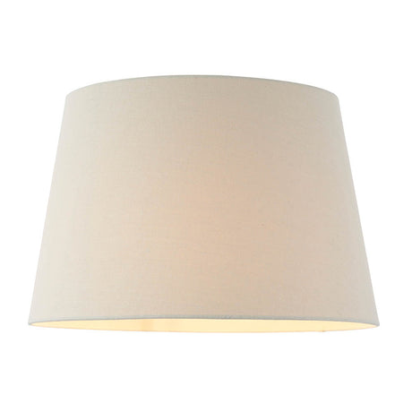 Tapered Linen Drum Lamp Shade, 40cm