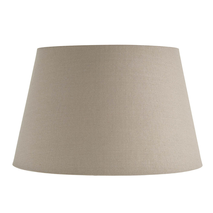 Tapered Linen Drum Lamp Shade, 45cm