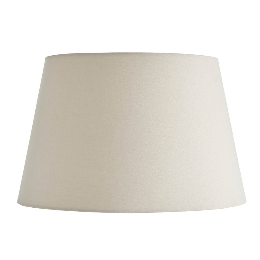 Tapered Linen Drum Lamp Shade, 45cm