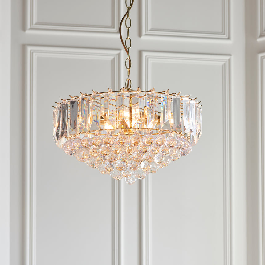 Riven 46cm 6-Light Chandelier