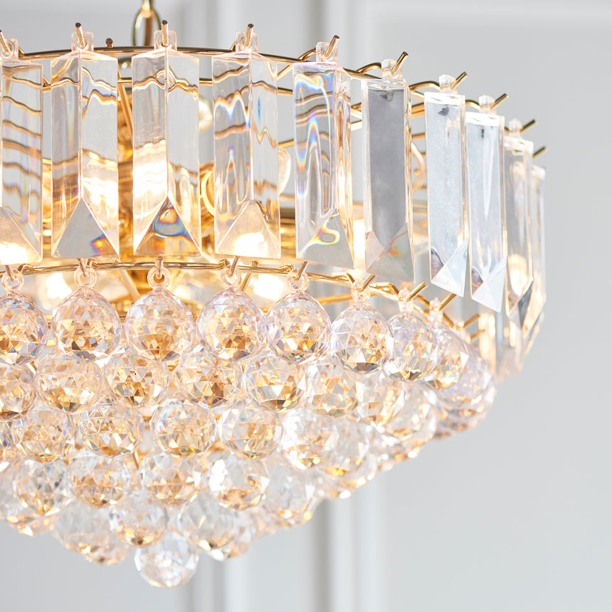 Riven 46cm 6-Light Chandelier