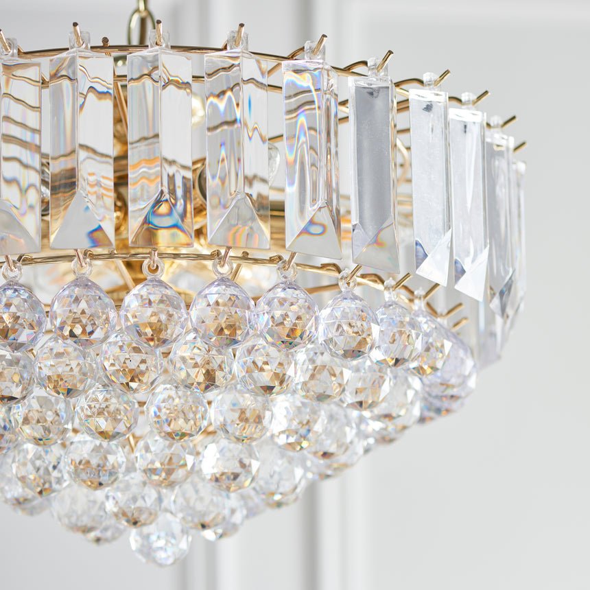 Riven 46cm 6-Light Chandelier