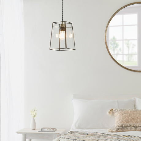 Beaumont Easy-Fit Pendant Light, Antique Brass