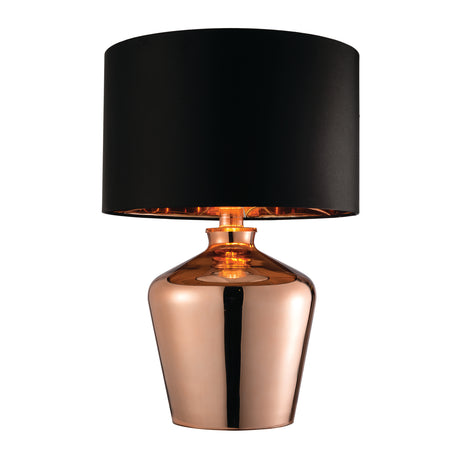 Waldorf Metallic Glass Table Lamp