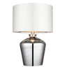 Waldorf Metallic Glass Table Lamp