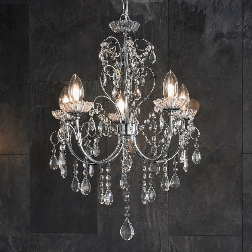 Tabitha 5 Light Bathroom Chandelier