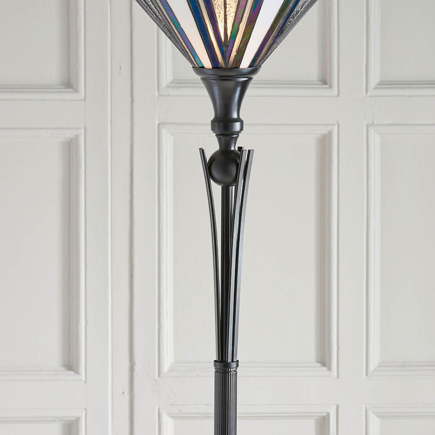 Astoria Uplighter Tiffany Floor Lamp