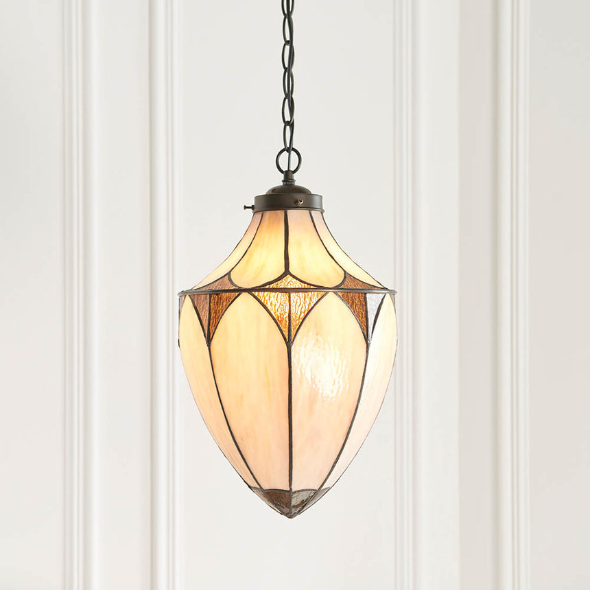 Brooklyn 25cm Acorn Tiffany Pendant Light