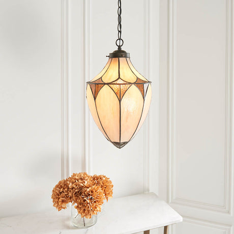 Brooklyn 25cm Acorn Tiffany Pendant Light