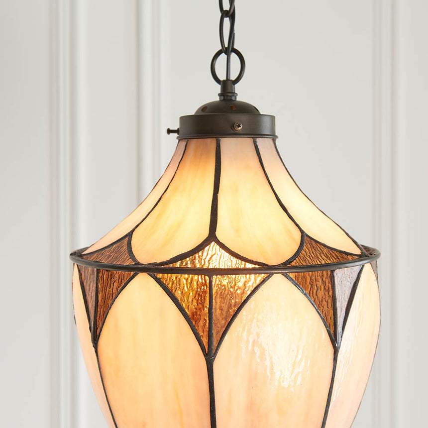 Brooklyn 25cm Acorn Tiffany Pendant Light