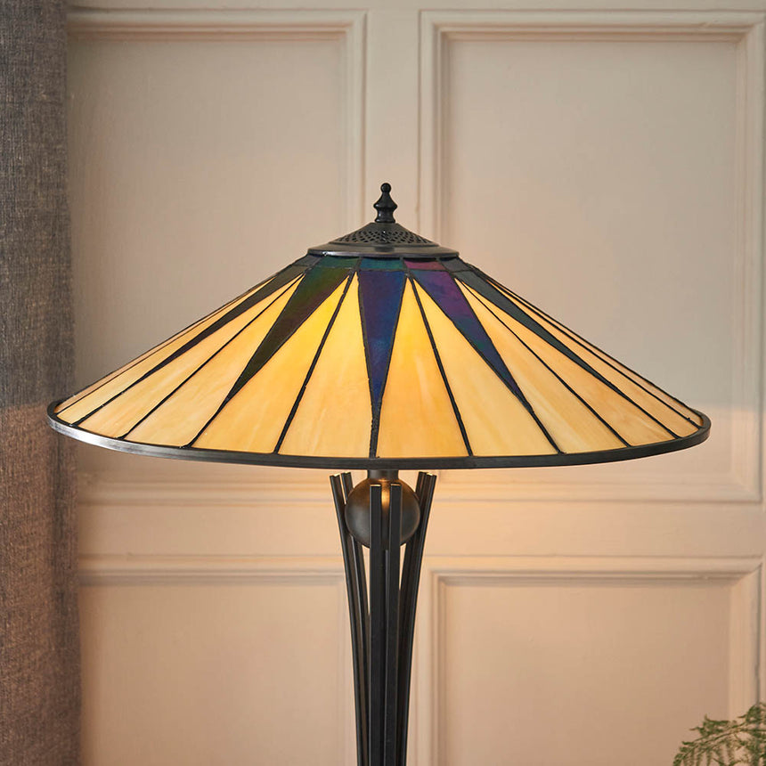 Dark Star Large Tiffany Table Lamp