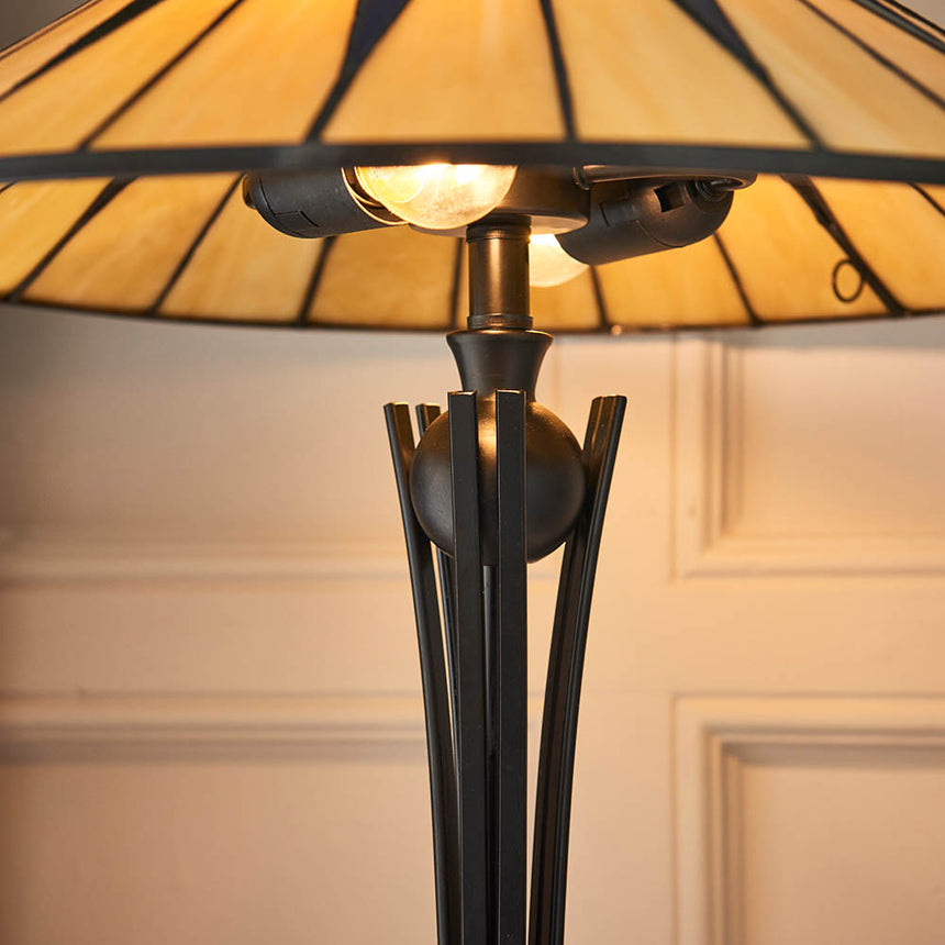 Dark Star Large Tiffany Table Lamp