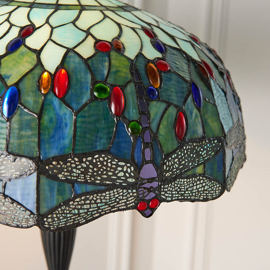 Tiffany Dragonfly Blue Floor Lamp