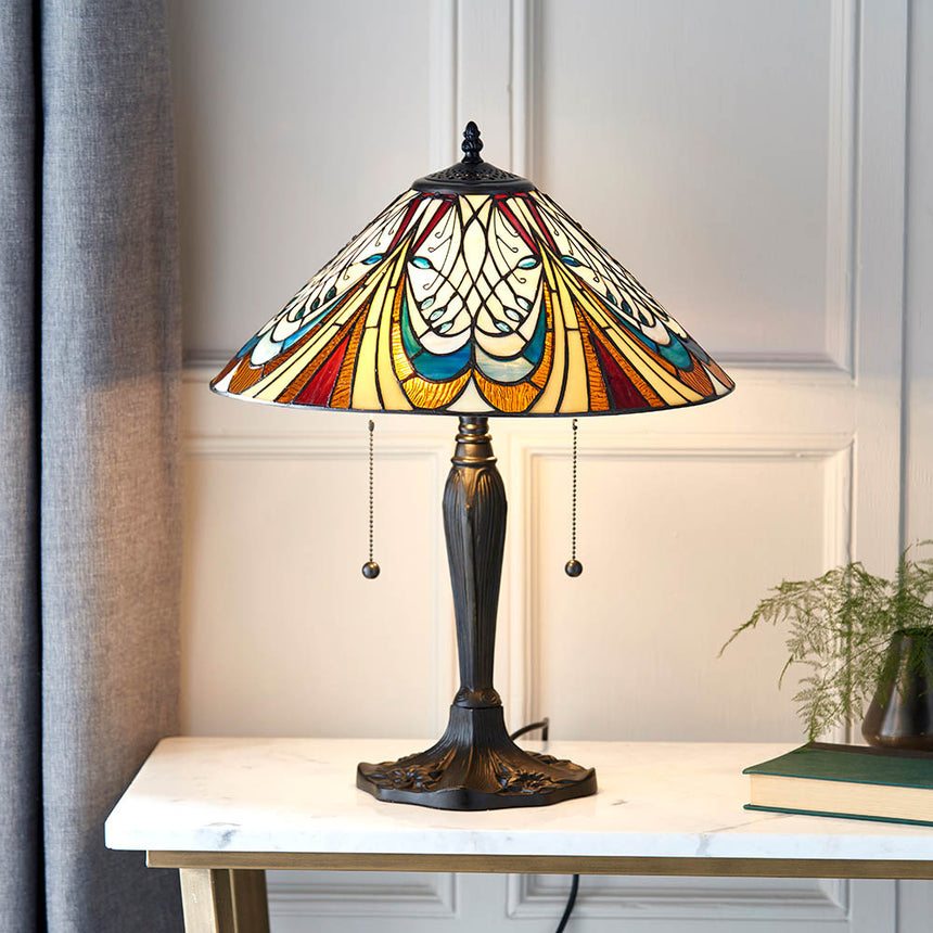 Hector Medium Tiffany Table Lamp