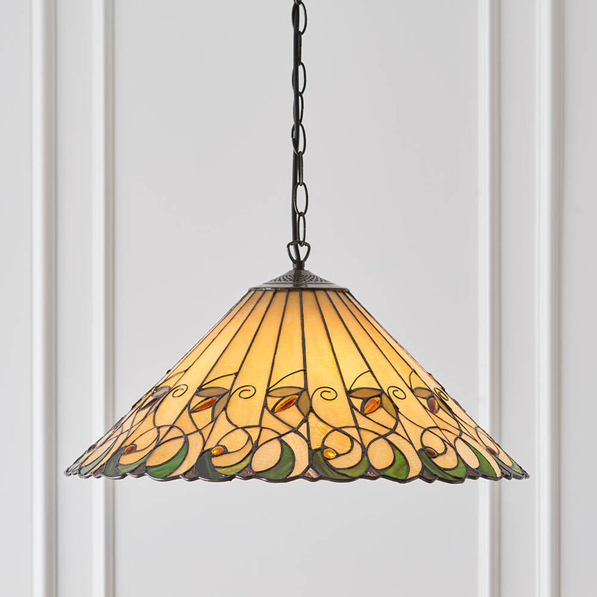 Jamelia 50cm Tiffany Pendant Light