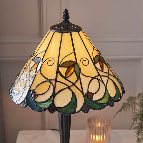 Jamelia Small Tiffany Table Lamp