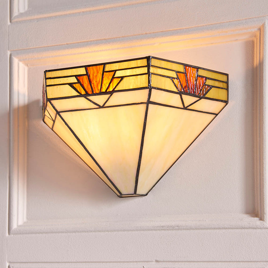 Nevada Tiffany Glass Wall Light