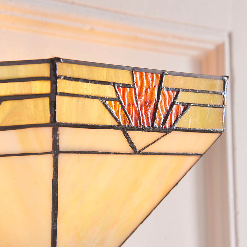 Nevada Tiffany Glass Wall Light