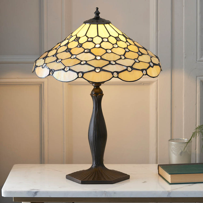 Pearl Medium Tiffany Table Lamp