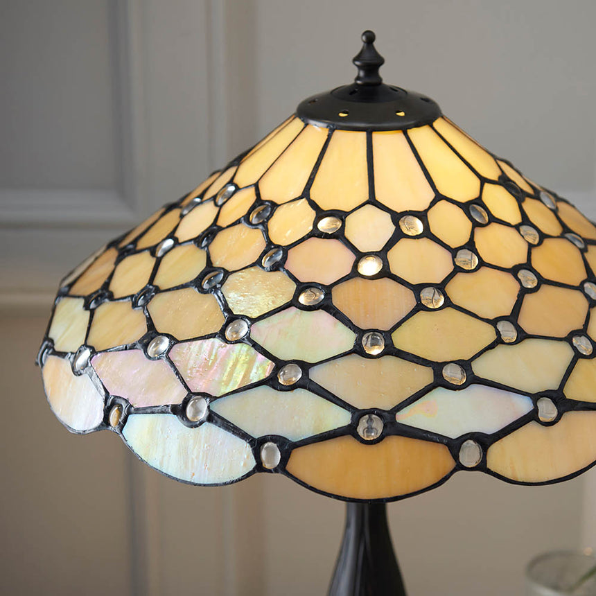 Pearl Medium Tiffany Table Lamp