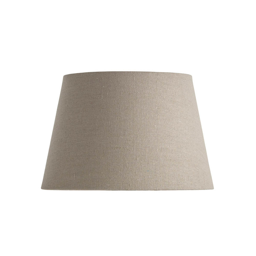 Tapered Linen Drum Lamp Shade, 20cm