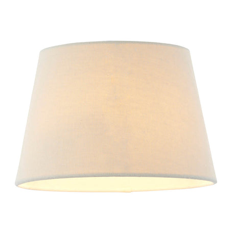 Tapered Linen Drum Lamp Shade, 20cm