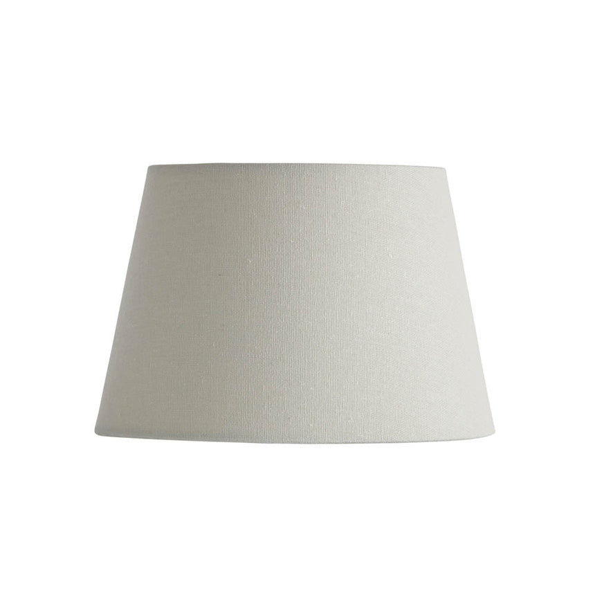 Tapered Linen Drum Lamp Shade, 20cm