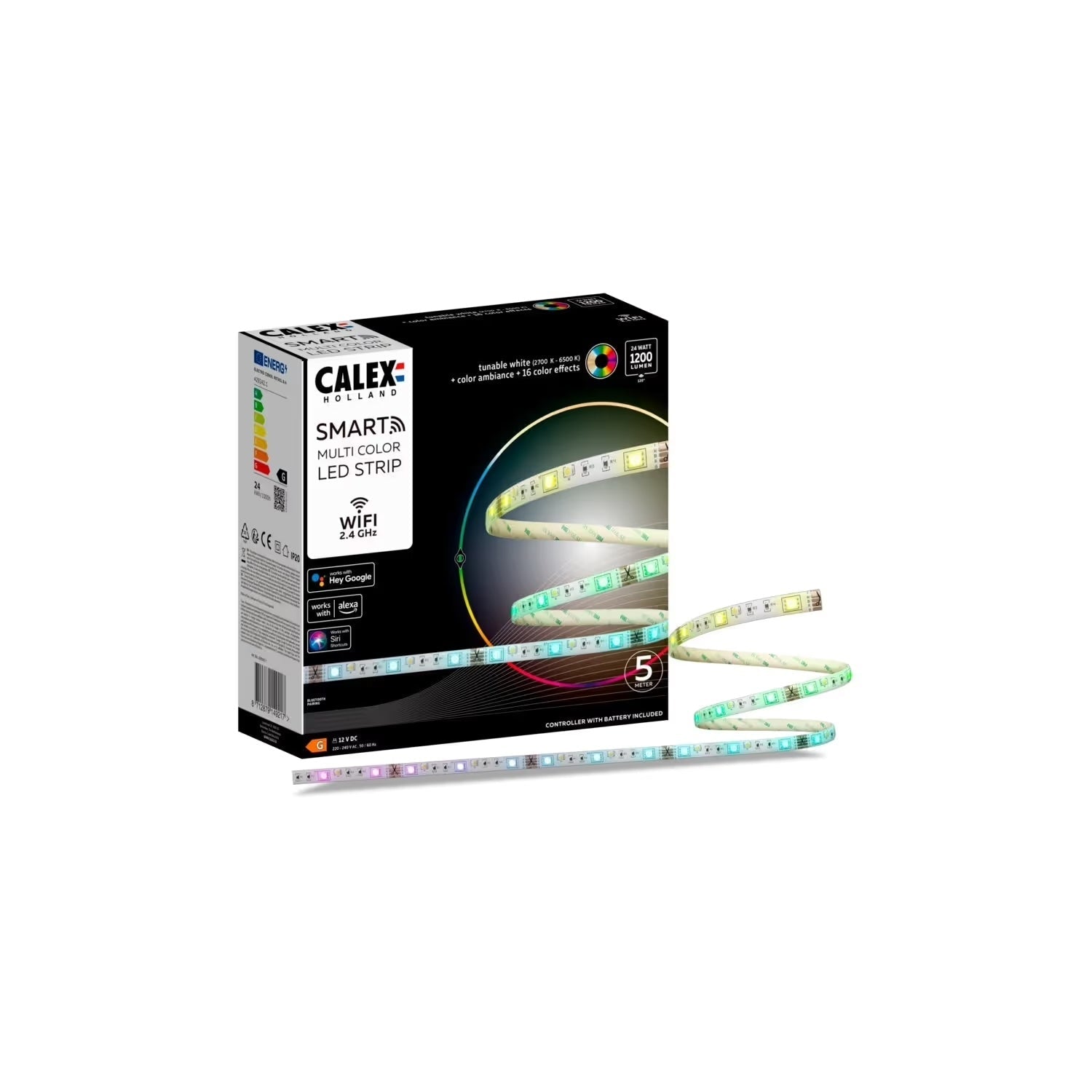 Calex Smart LED Strip - 5m - RGB + CCT
